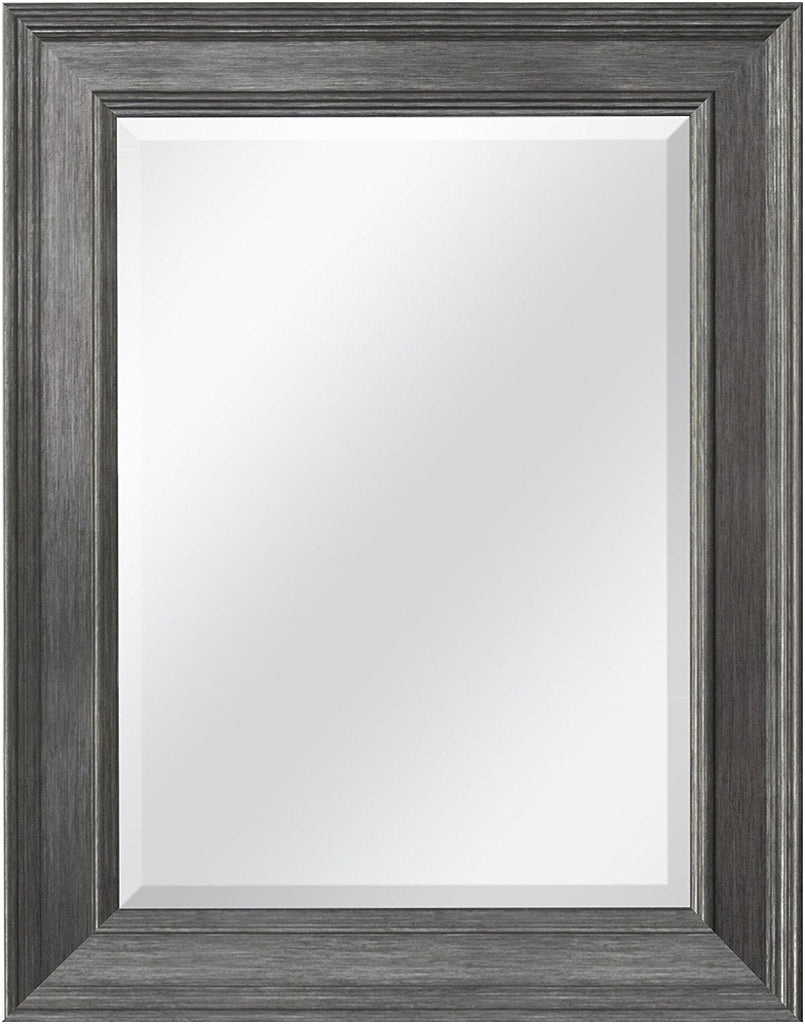 MCS Beveled Mirror, 21.5"x27.5" Pewter