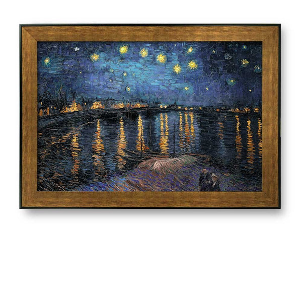 wall26 - Framed Van Gogh "Starry Night" 20"x28"