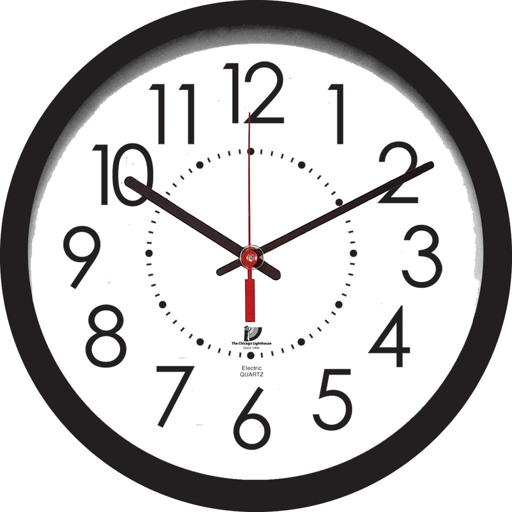 Chicago Lighthouse 14.5" Contemporary Wall Clock