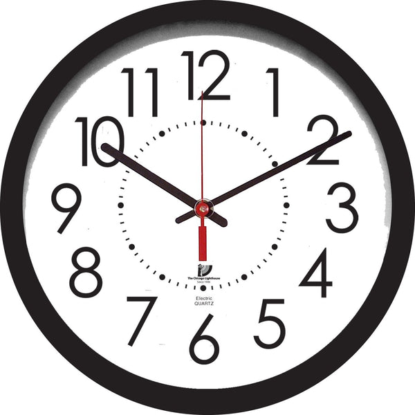 Chicago Lighthouse 14.5" Contemporary Wall Clock