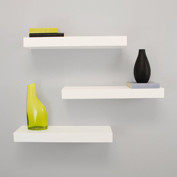 Kiera Grace 16" Maine Wall Shelf White Installed