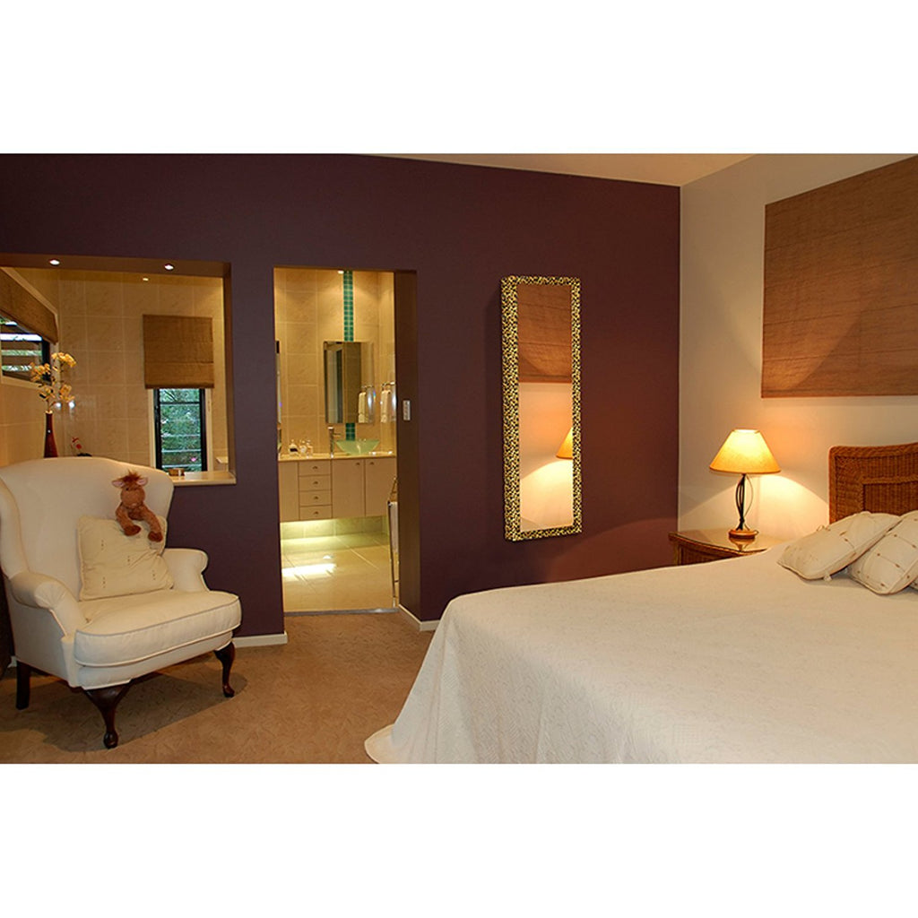 Plaza Astoria Wall/Door-Mount Jewelry Mirror Armoire 18"x53" Installed4