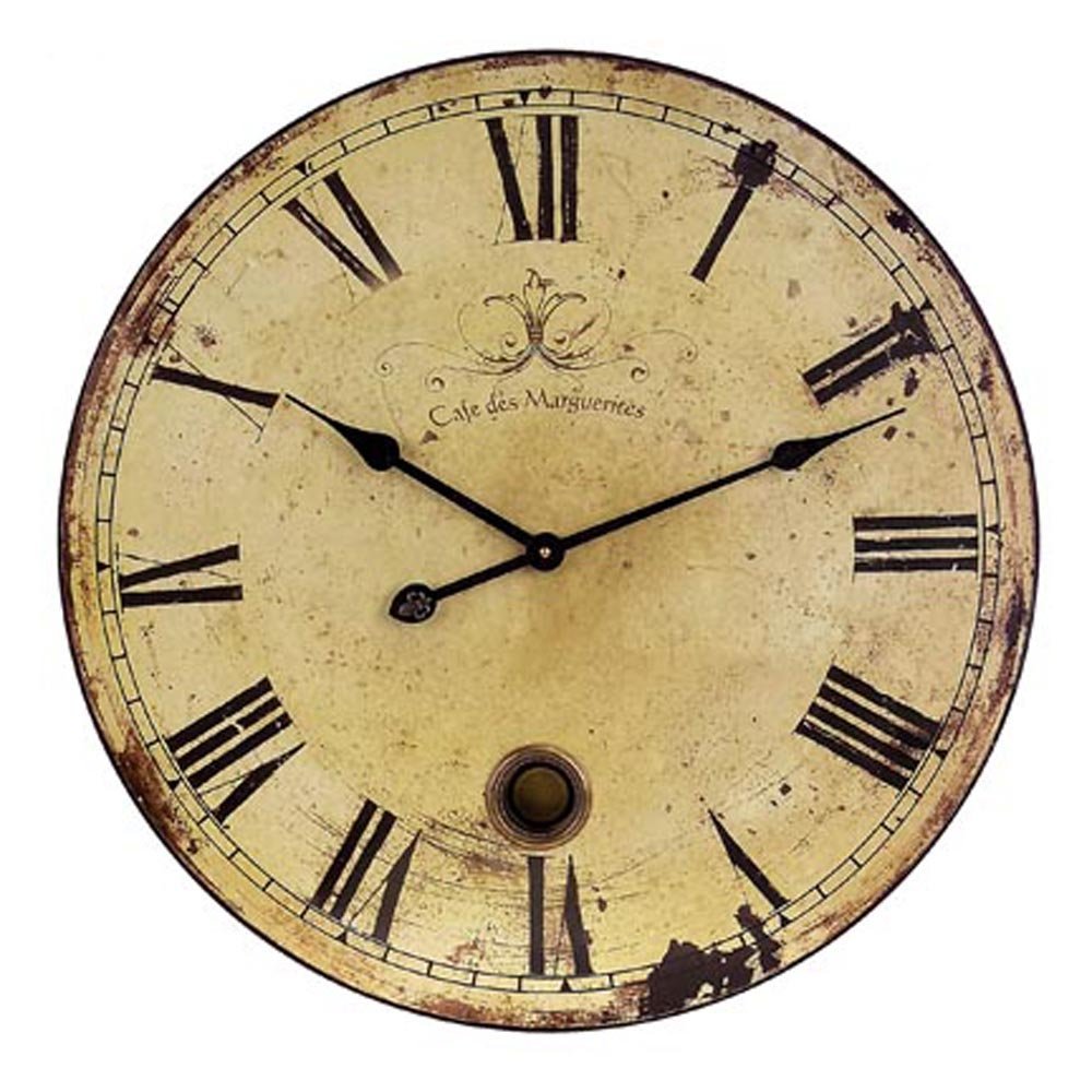 IMAX 23" Wall Clock with Pendulum