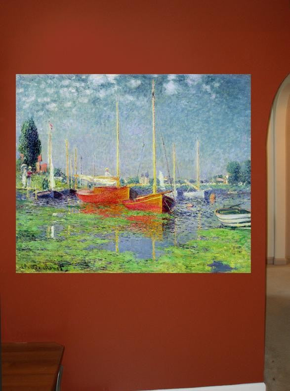 Monet "Argenteuil" (1872) Wall Decal