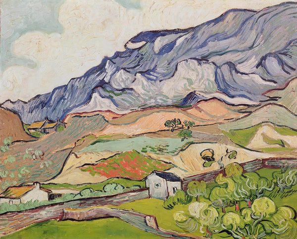 van Gogh "The Alpilles" (1890) Glossy Poster