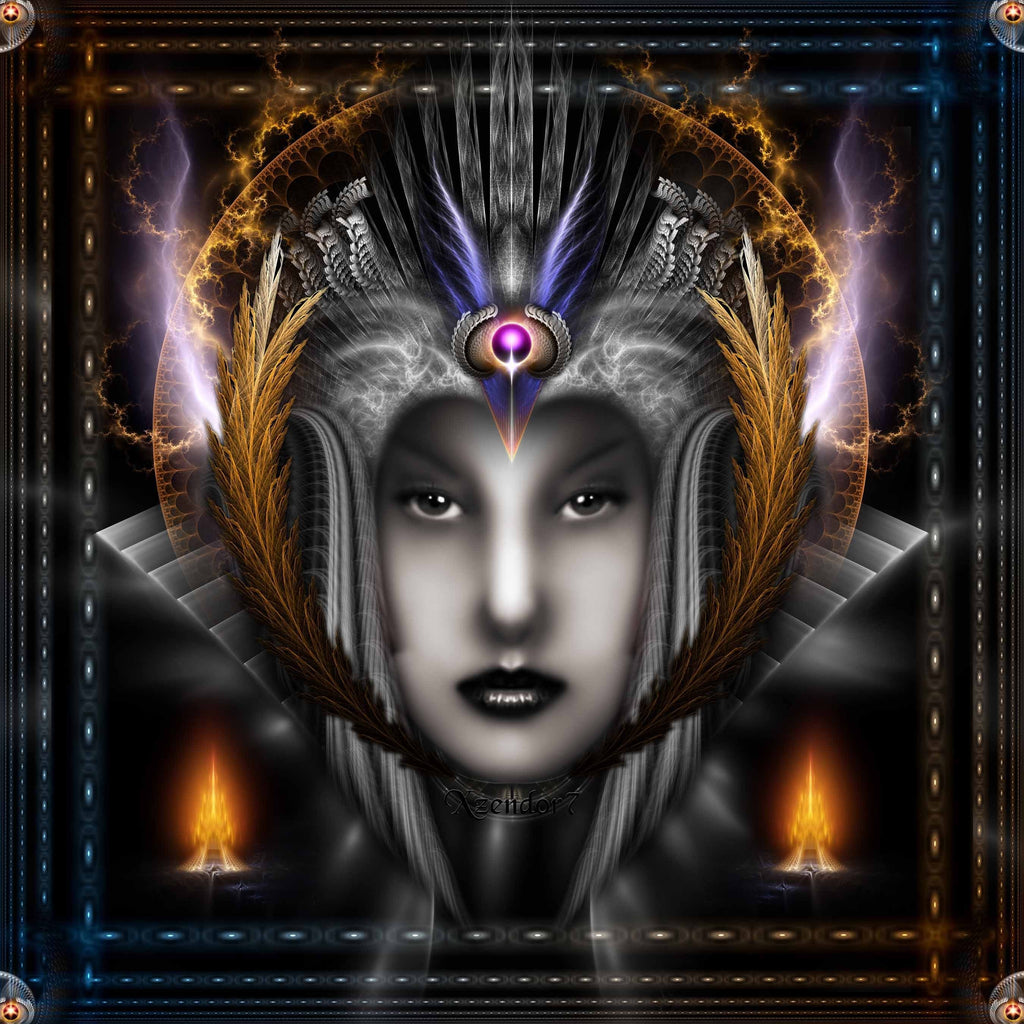 Xzendor7 "Thinosia Queen of Armageddon" Wall Decal