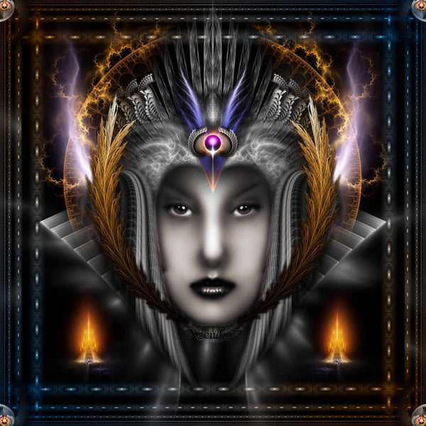 Xzendor7 "Thinosia Queen of Armageddon" Wall Decal