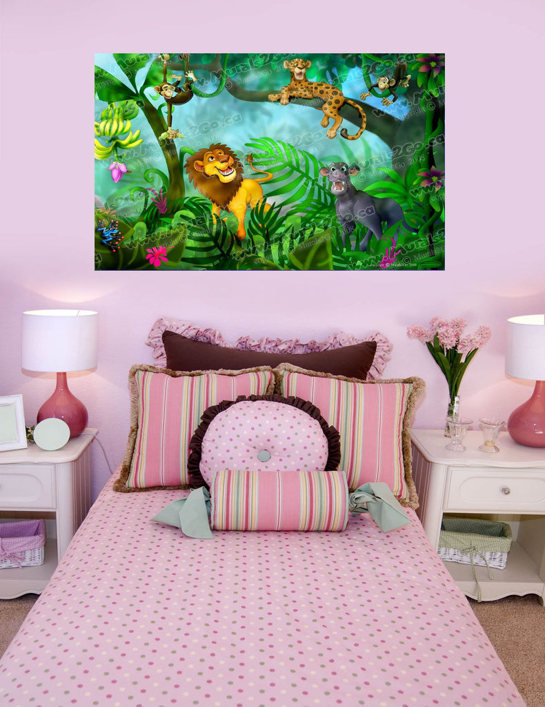 Murals2Go Jungle Cats Wall Decal