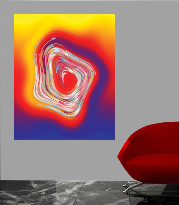 Viar "Redhole" Glossy Poster