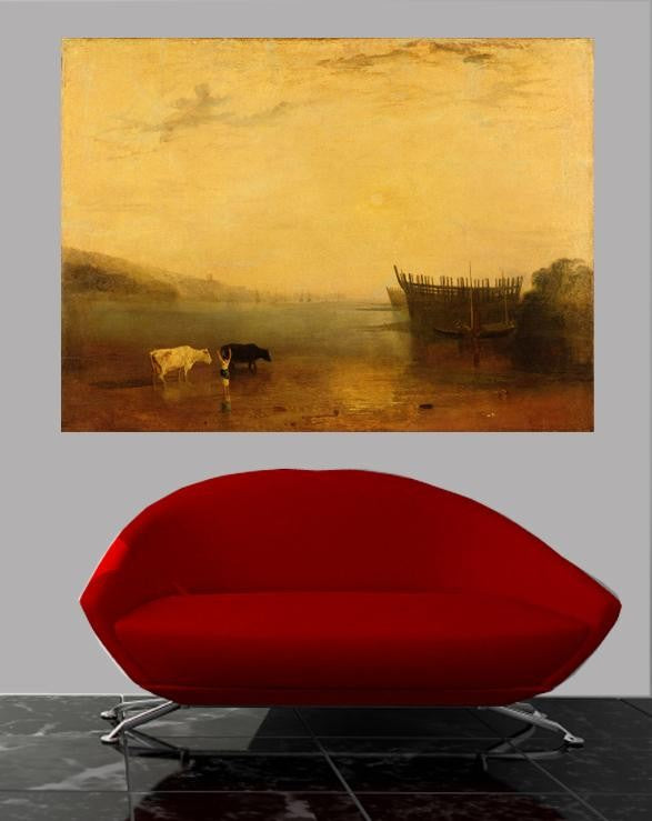 Turner "Teignmouth Harbour" (1812) Wall Decal
