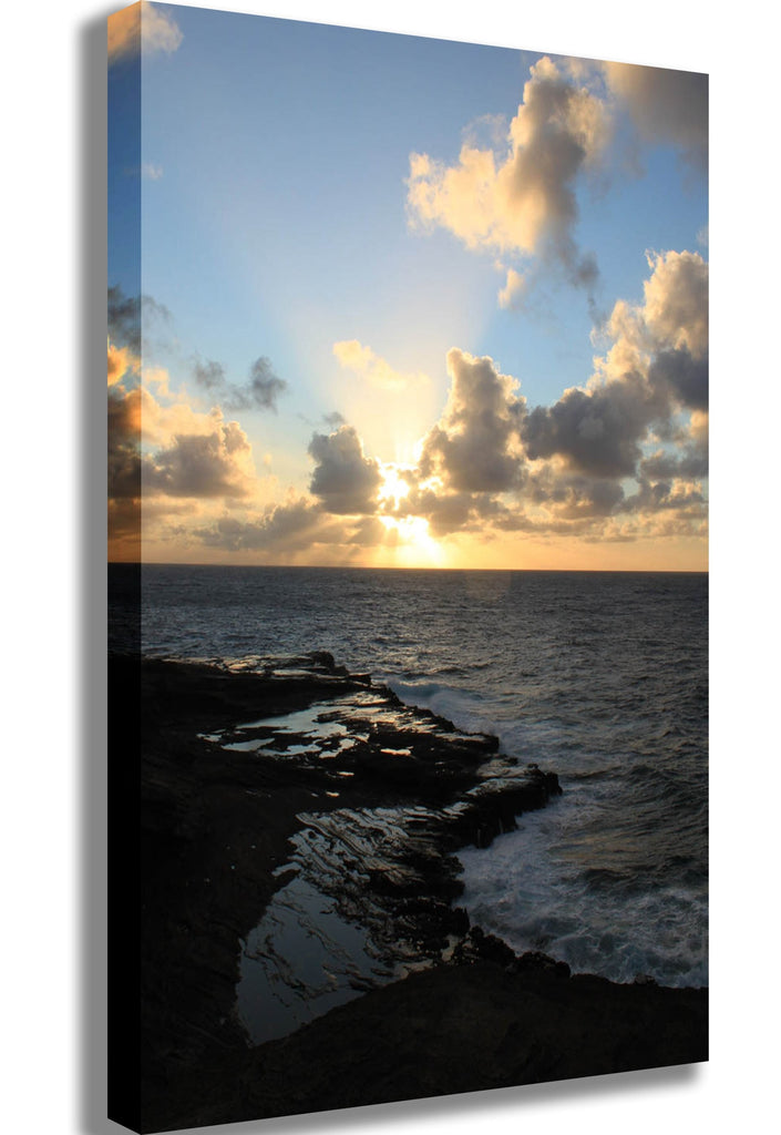 Howard Ocean Sunset Canvas Printed