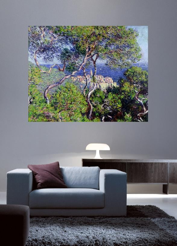 Monet "Bordighera" (1884) Glossy Poster