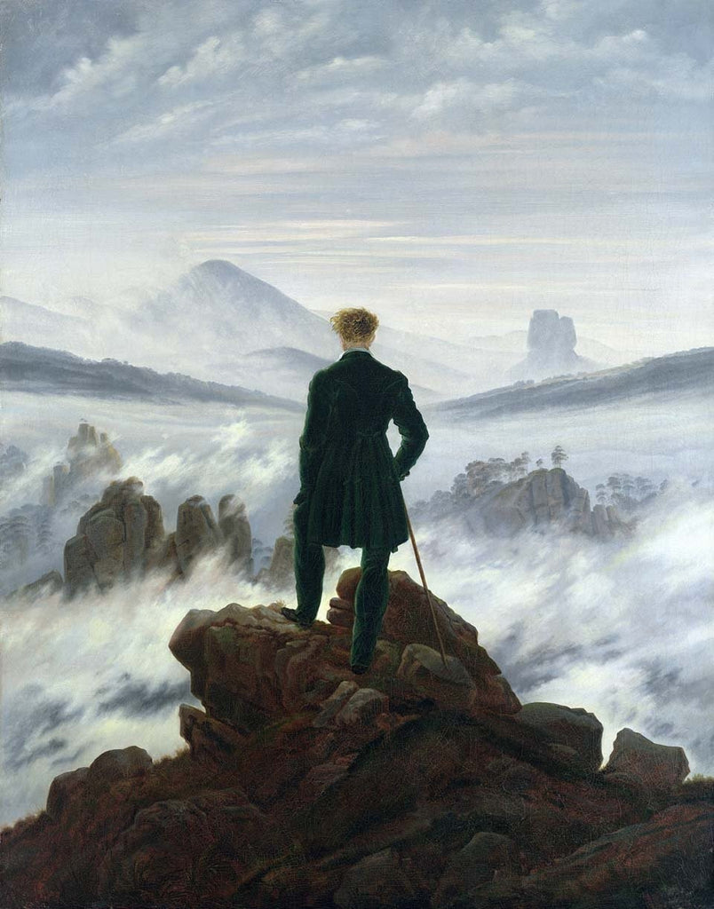 Friedrich "The Wanderer Above the Sea of Fog" (1818) Wall Decal