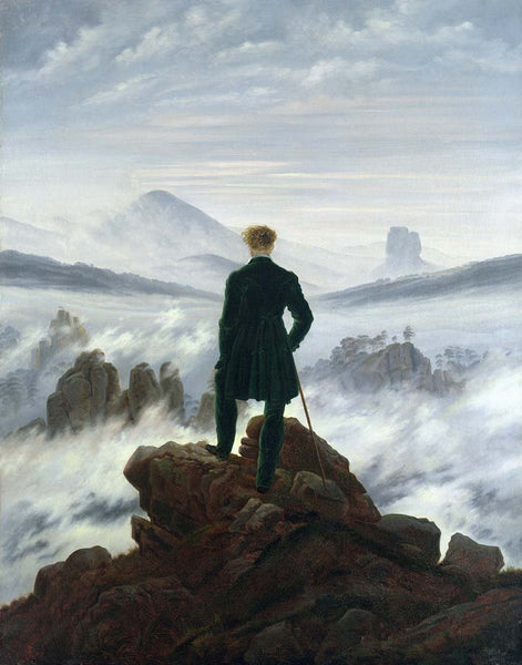 Friedrich "The Wanderer Above the Sea of Fog" (1818) Wall Decal