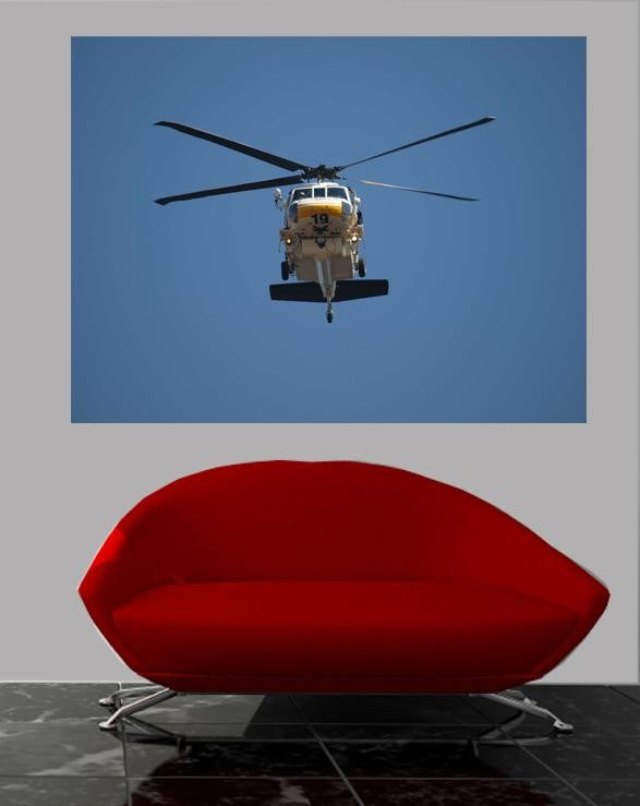 Chibi LACoFD Copter 19 Wall Decal