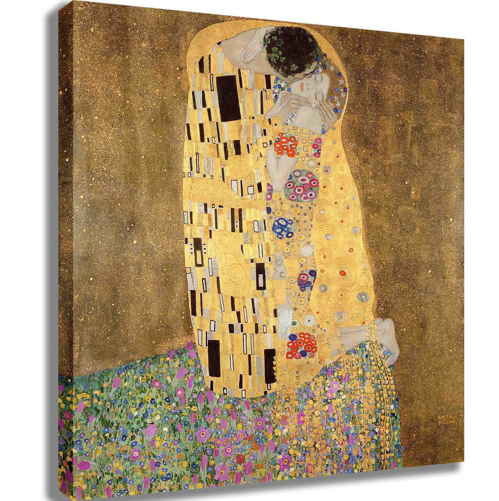 Klimt "The Kiss" (1907) Canvas Printed