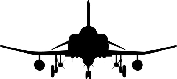 Haynes Silhouette Jet (F4 Phantom) I Wall Decal Cutout