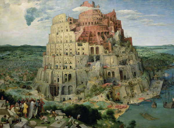 Bruegel "Tower of Babel" (1563) Glossy Poster