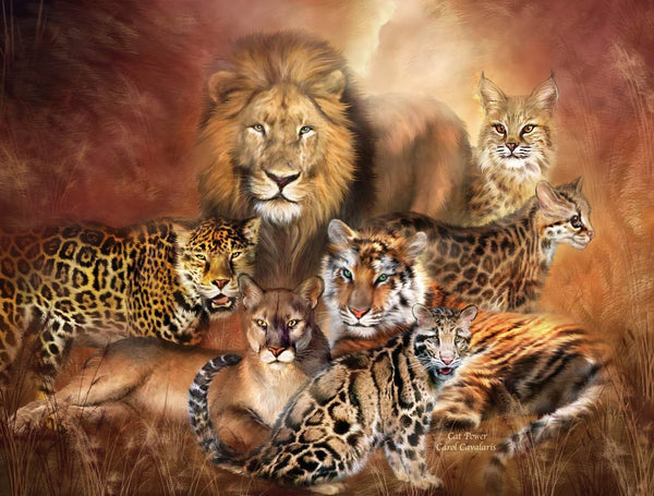 Cavalaris "Cat Power" Glossy Poster