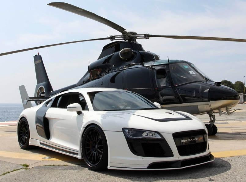 Gregg Audi R8 Razor Glossy Poster