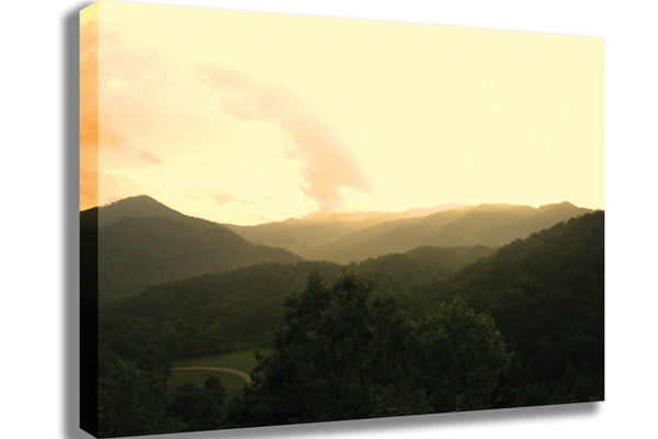 Shaffer Hills Canvas Printed