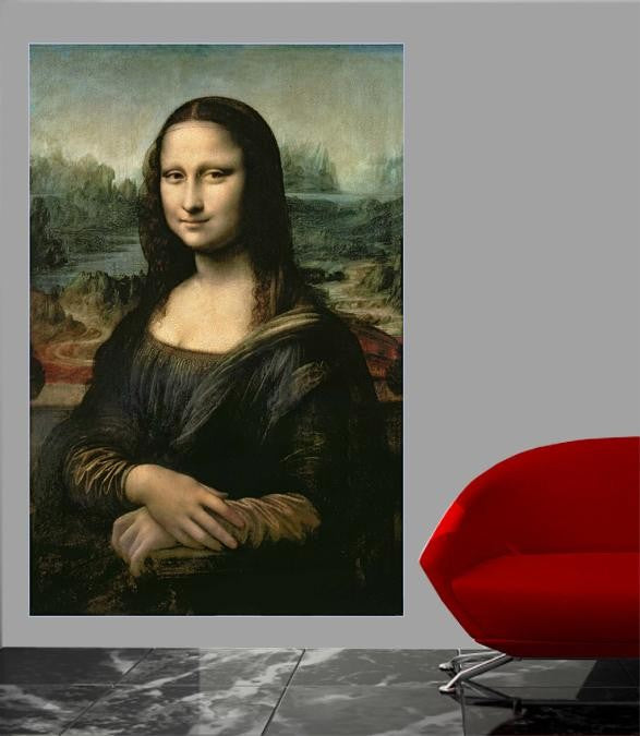 da Vinci "Mona Lisa" (1503) Glossy Poster