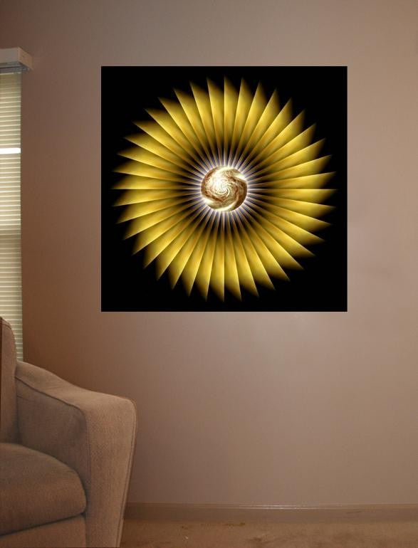 Xzendor7 "World Gold" Wall Decal