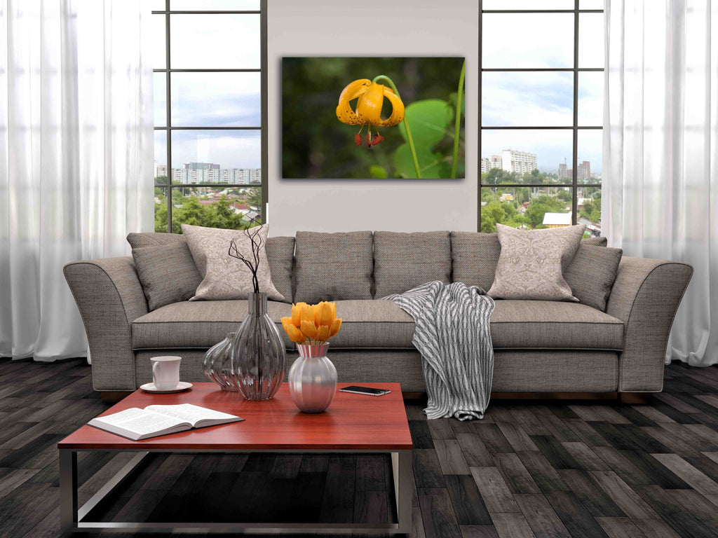 DeWitt Flower I Canvas Installed