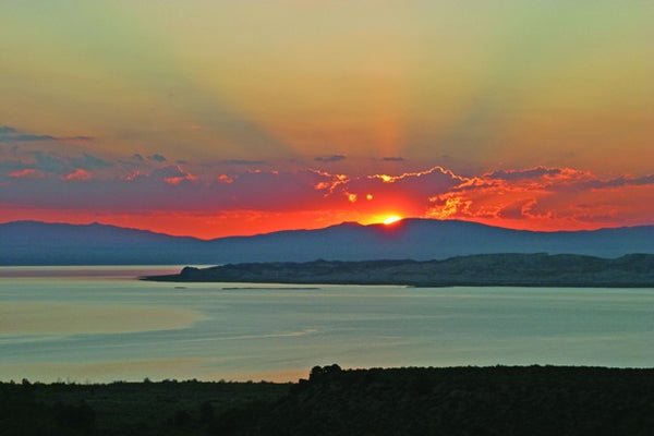 Hogan Sunset I Glossy Poster