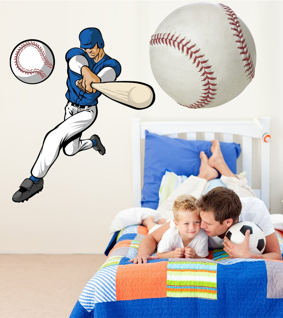 Winn Baseball Player Wall Decal Cutout