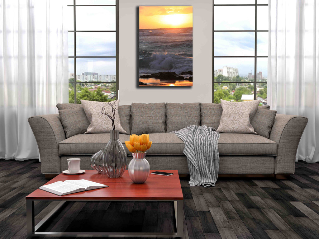 Howard Sunrise II Canvas Installed