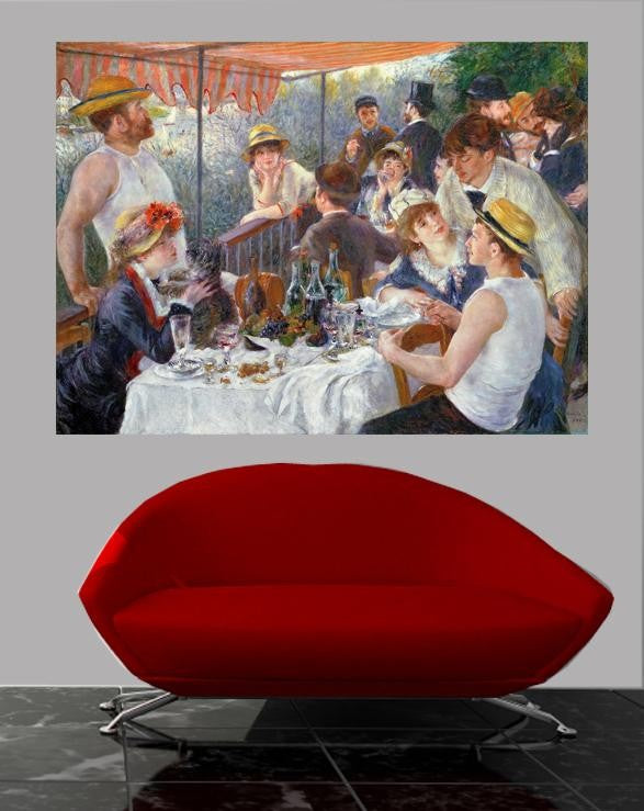 Renoir "The Luncheon of the Boating Party" (1881) Glossy Poster