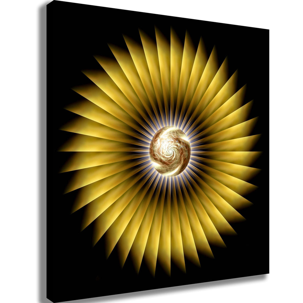 Xzendor7 "World Gold" Canvas Printed