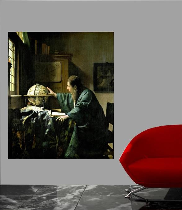 Vermeer "The Astronomer" (1668) Glossy Poster