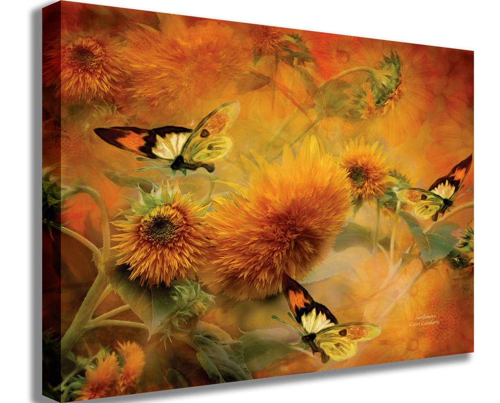 Cavalaris "Sunflowers" Canvas Printed
