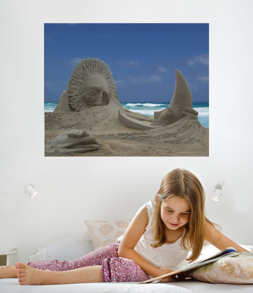 Viar "Paradise Sun & Moon" Wall Decal