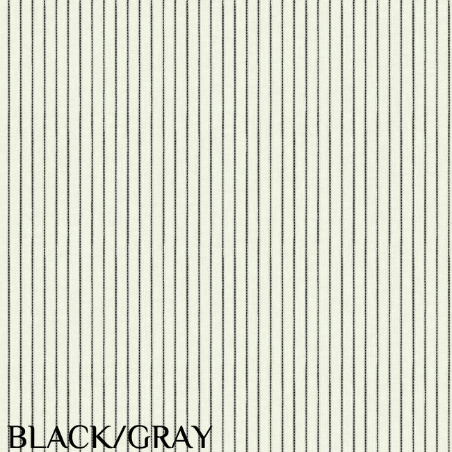 Waverly "Highwire Stripe" Black/Gray Wallpaper