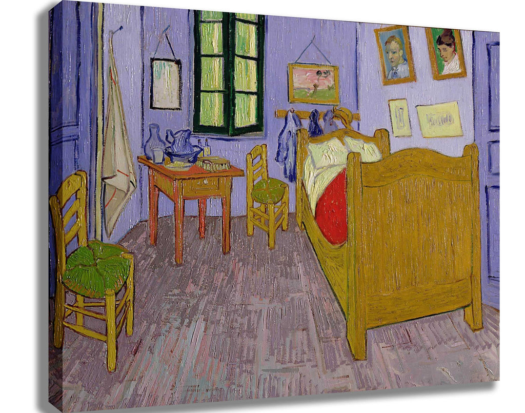 van Gogh "Van Gogh's Bedroom at Arles" (1889) Canvas Printed