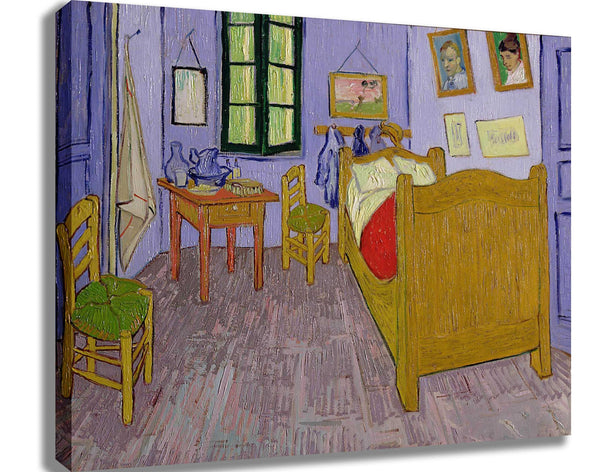 van Gogh "Van Gogh's Bedroom at Arles" (1889) Canvas Printed
