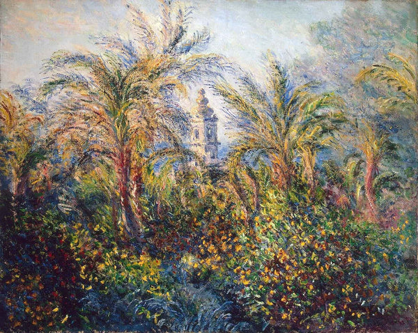 Monet "Garden in Bordighera, Impression of Morning" (1884) Wall Decal
