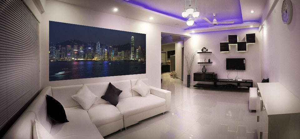 Brashear Hong Kong Night Scene Wall Decal
