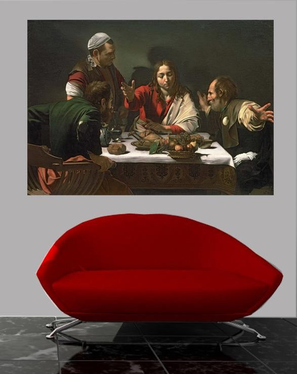 Caravaggio "The Supper at Emmaus" (1601) Glossy Poster