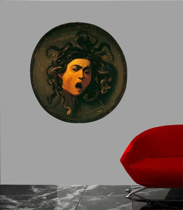 Caravaggio "Head of Medusa" Wall Decal Cutout