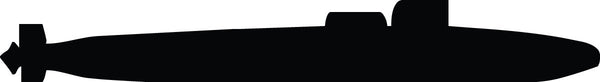 Haynes Submarine I Silhouette Wall Decal Cutout