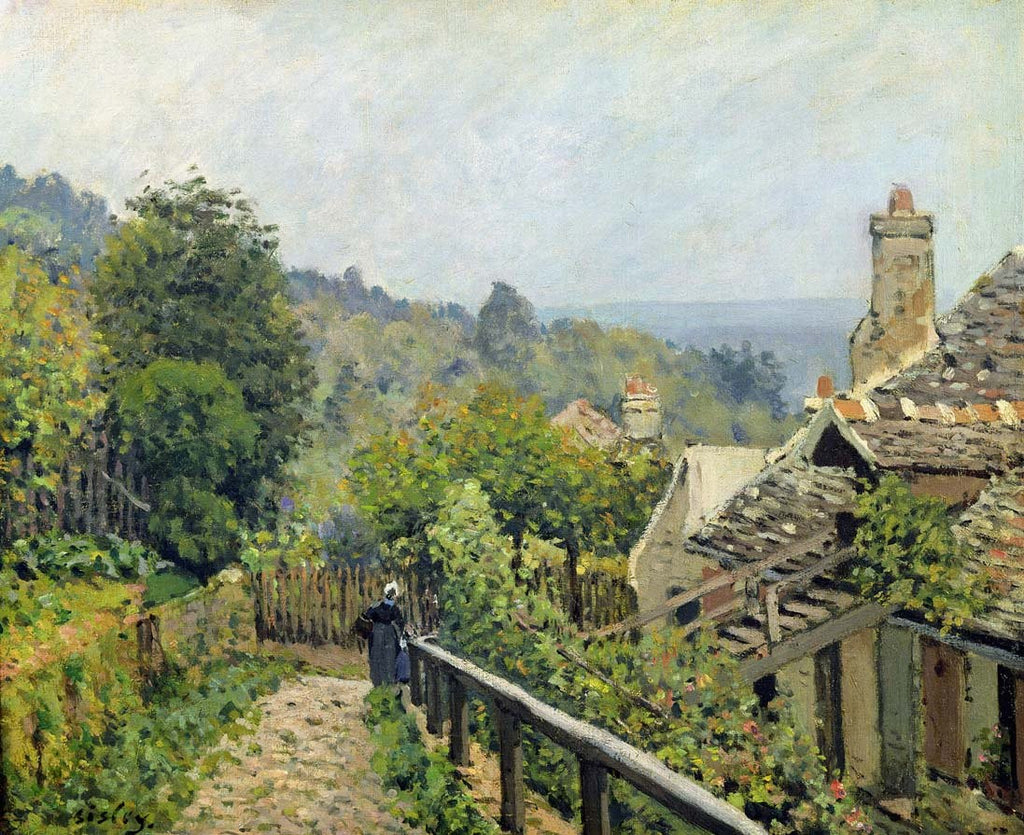 Sisley "Louveciennes or, The Heights at Marly" (1873) Glossy Poster