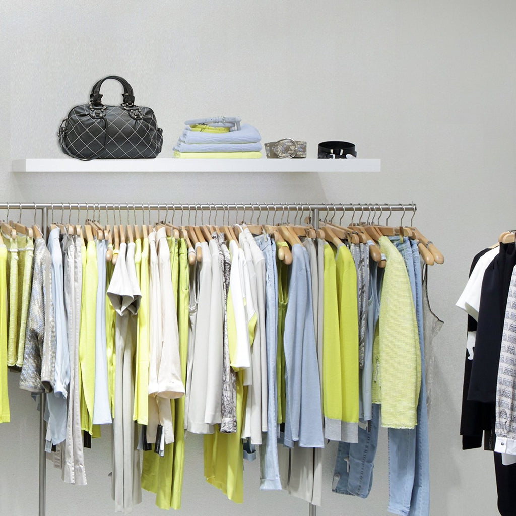 InPlace Floating Wall Shelf White Installed2