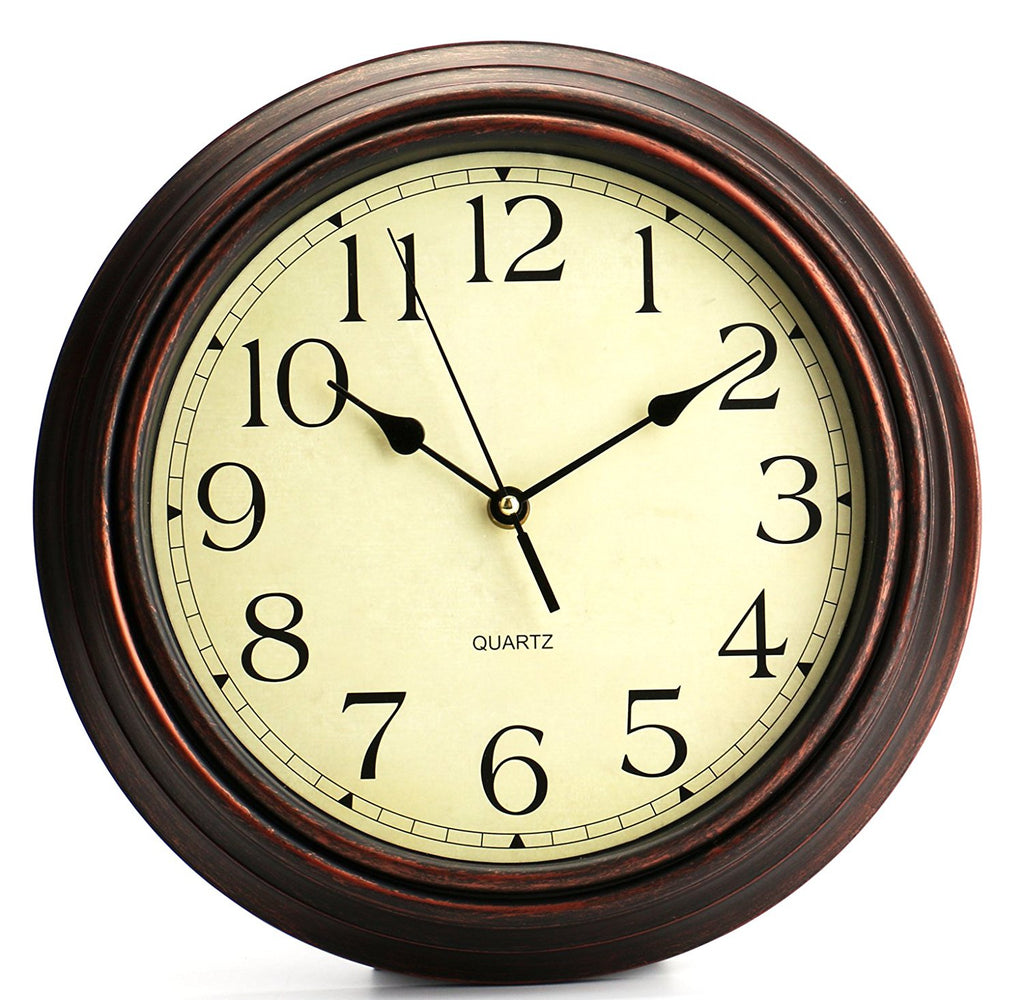 Bekith 12" Round Classic Quartz Clock