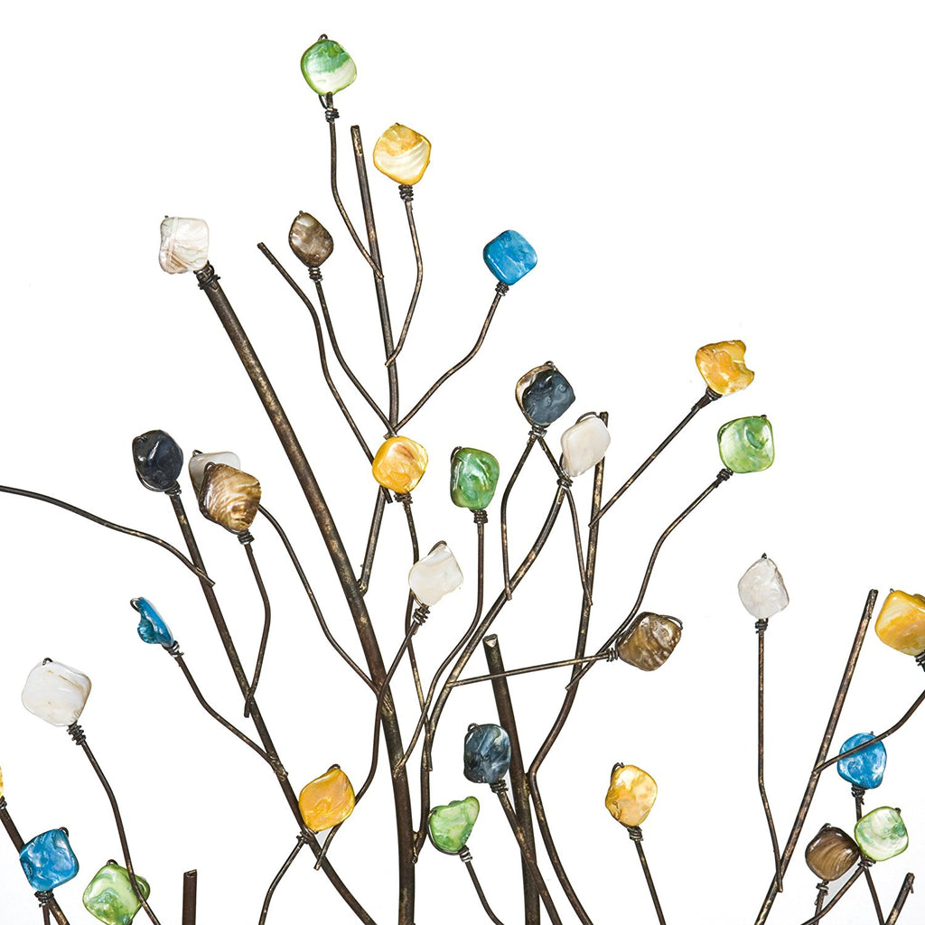 Gemstone Forest Wall Sculpture 32"x32.5" Magnify