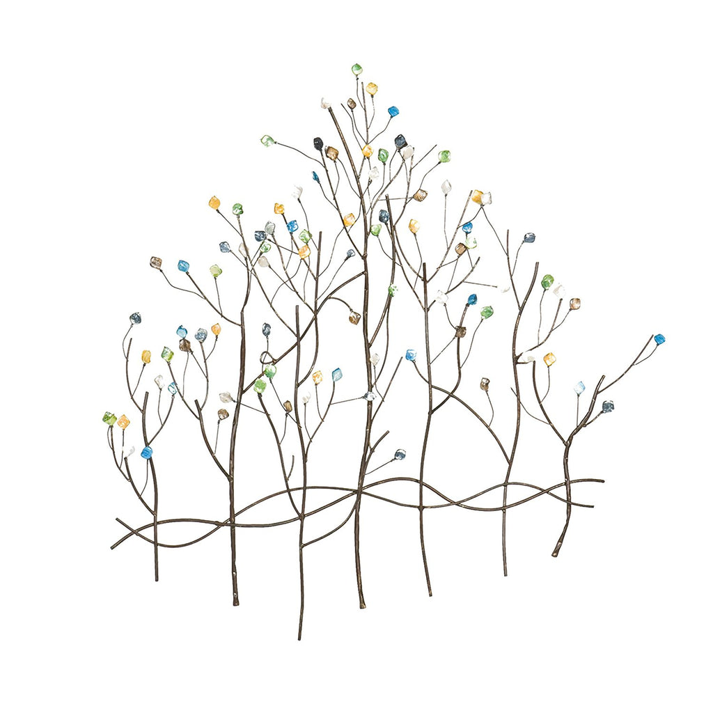 Gemstone Forest Wall Sculpture 32"x32.5"