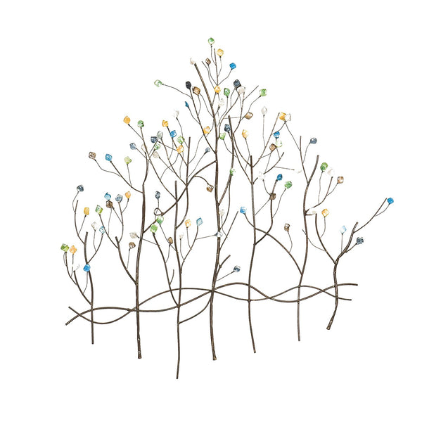 Gemstone Forest Wall Sculpture 32"x32.5"